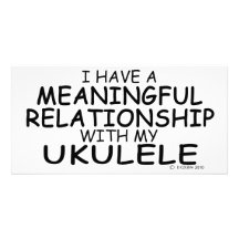Meaningful Relationship Ukulele Custom Photo Card