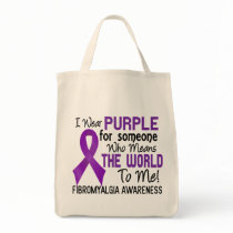Means The World To Me 2 Fibromyalgia Canvas Bag