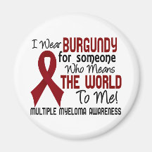 Means The World To Me 2 Multiple Myeloma Fridge Magnets