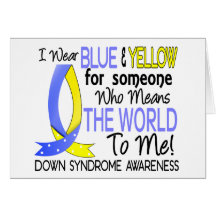 Means The World To Me Down Syndrome Card