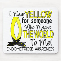 Means The World To Me Endometriosis Mouse Pad