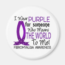 Means The World To Me Fibromyalgia Fridge Magnets