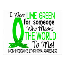 Means The World To Me Non-Hodgkin's Lymphoma Post Card
