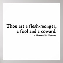 Measure For Measure Insult Posters