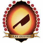 Meat Cutting Mandorla Photo Cutout