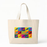 Meat Cutting Pop Art Tote Bags