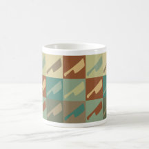 Meat Cutting Pop Art Mug