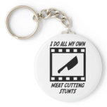 Meat Cutting Stunts Key Chains