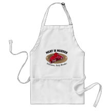 Meat Is Murder - Delicious, Tasty Murder Apron
