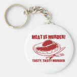 Meat Is Murder Keychain
