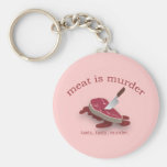 Meat is Murder Keychains