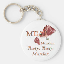 Meat Is Murder Keychains