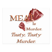 Meat Is Murder Post Card