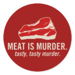 Meat is Murder, Tasty Murder Sticker