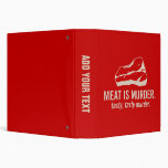 Meat is Murder, Tasty Tasty Murder 3 Ring Binders