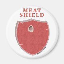 Meat Shield Refrigerator Magnet