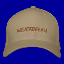 MEATATARIAN embroidered hats
