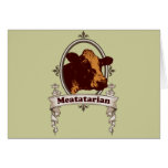Meatatarian Cow Banner Cards