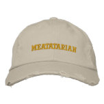 Meatatarian Embroidered Baseball Caps