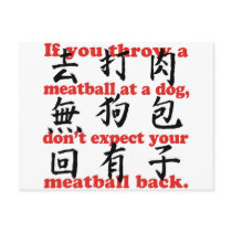 Meatball Postcard