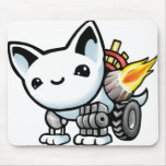 Mech Kitty Mouse Pads