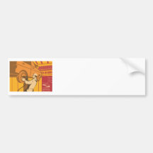 Mechanic Automotive Repairman Retro Bumper Sticker