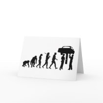 Mechanic Car Repair Workshop Staff Gear Greeting Cards