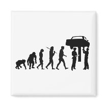 Mechanic Car Repair Workshop Staff Gear Magnet