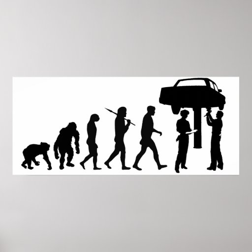 Mechanic Car Repair Workshop Staff Mens Work Posters