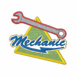 Mechanic Embroidered Hooded Sweatshirt