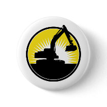 mechanical digger excavator button