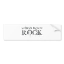 Mechanical Engineers Rock Bumper Sticker