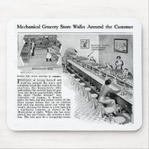 Mechanical Grocery Store Mouse Pad