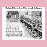 Mechanical Grocery Store postcards