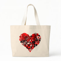 MECHANICAL STEAMPUNK HEART BAG