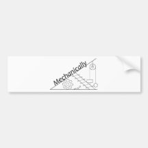 Mechanically Inclined Bumper Stickers