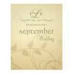 Mèches antiques d'automne - invitations de mariage