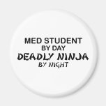 Med Student Deadly Ninja Refrigerator Magnets