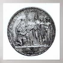 Medal struck by Pope Julius III Print
