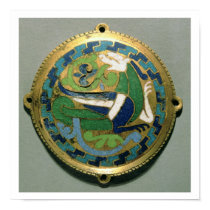 Medallion depicting a dragon, French, from Conques posters