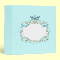Medallion Frame with Crown Binder Album binders