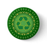 Medallion Recycle Sign Buttons