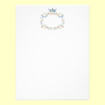 Medallion with Crown Royal Stationery letterhead