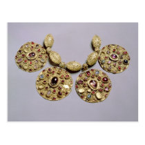 Medallions from 'Barmy Collar' postcards