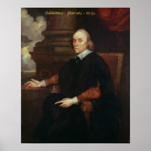 Médecin royal de William Harvey, XVIIème siècle Posters
