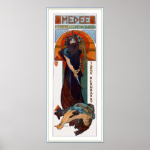 Medee (Medea) - Mucha - Art Nouveau Theatre ad
