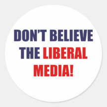 Médias libéraux autocollants