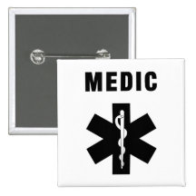 Medic Star of Life Buttons