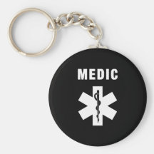 Medic Star of Life Key Chain