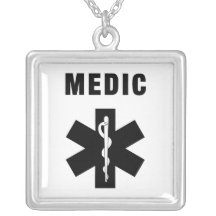 Medic Star of Life Personalized Necklace